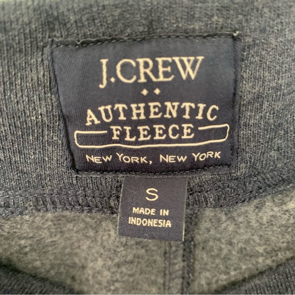🏷️ J. Crew Authentic Fleece Joggers Jogger Sweatpants Small S - Picture 4 of 6